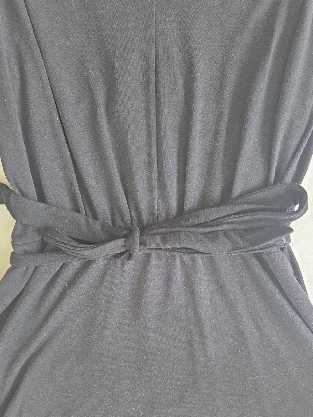 Ex-Officio Go-To 24 Hr. V-Neck Shelf Bra Travel Dress W/ Pockets Black Medium - Picture 4 of 8